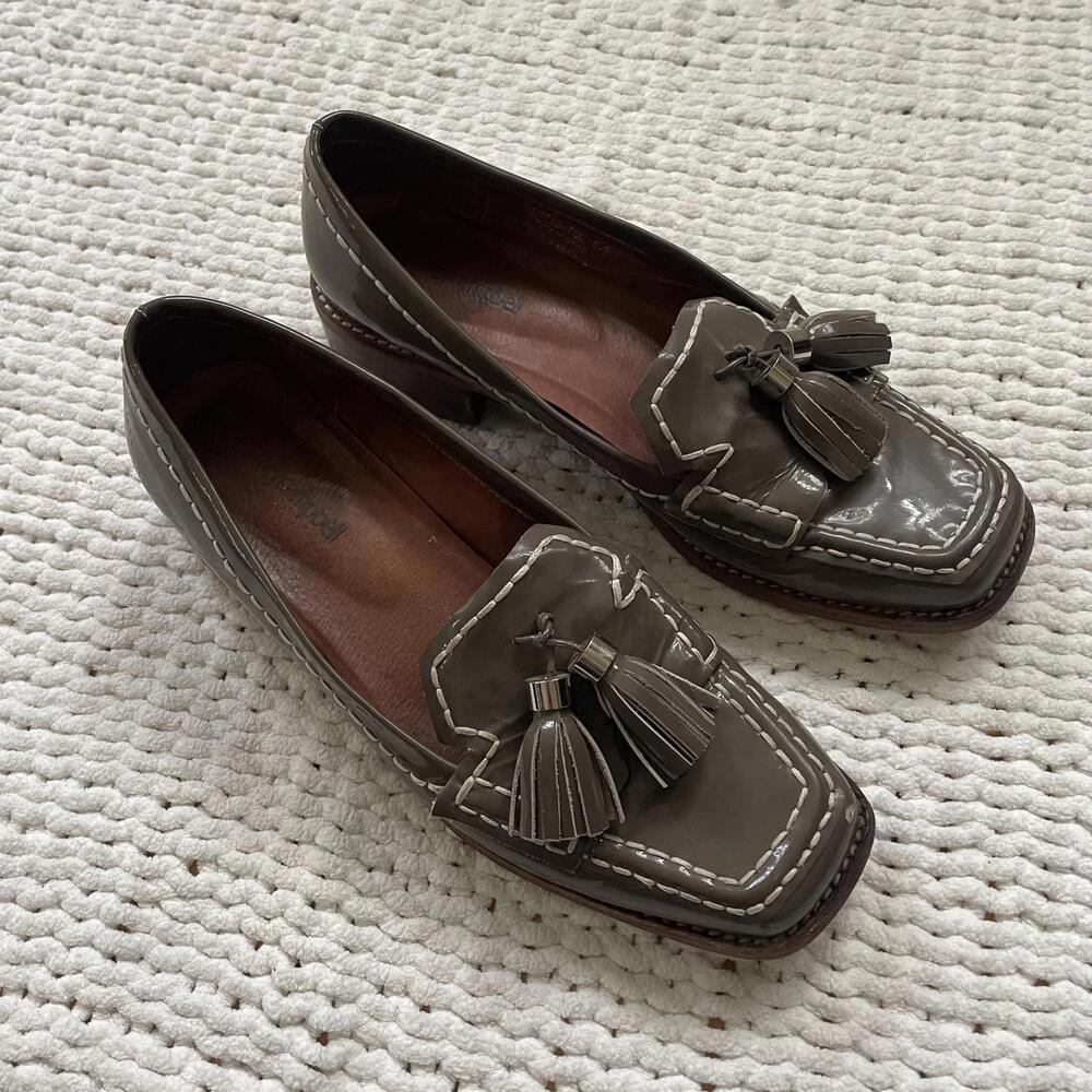 Jeffrey Campbell Women's Brown Patent Leather Loafers - Size 8.5